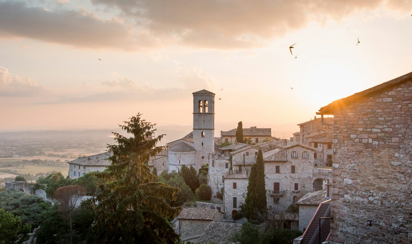 La zona vista dall'alto